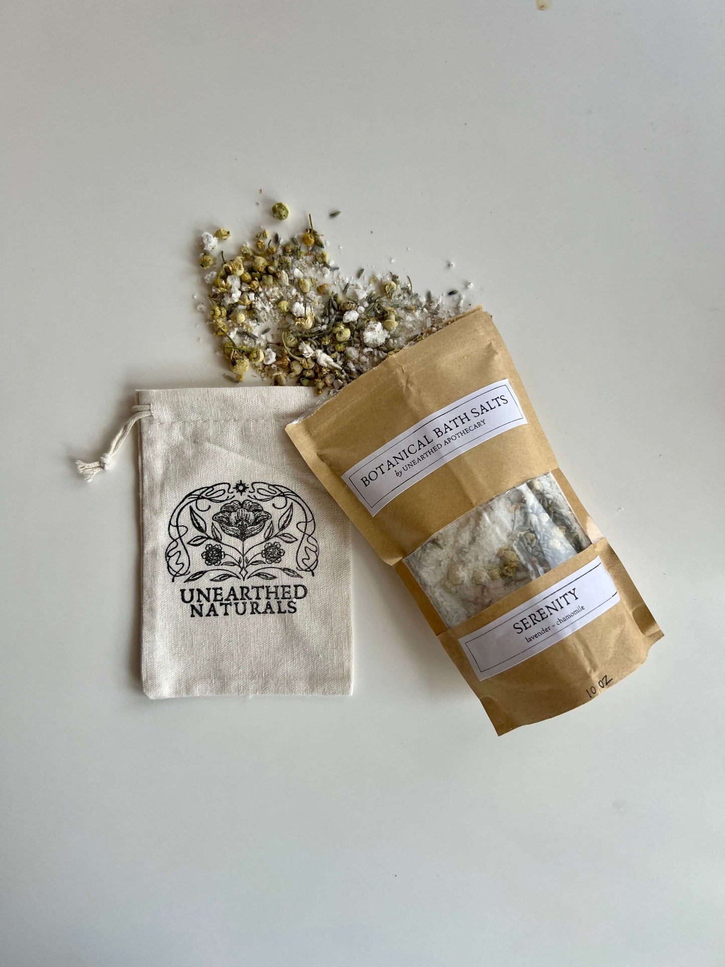 Reusable Cotton Muslin Bath Soak Bag - 4x6