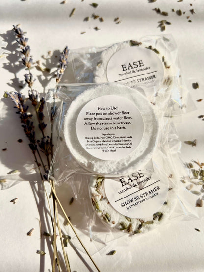 Ease – Lavender + Menthol Shower Steamer