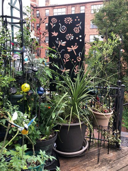Privacy Screen Panels or Large Metal Wall Decor (46" Inch)