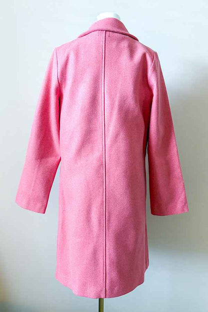 SC - Juliette Pink Mid-Length Coat