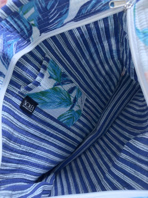 Soléa Cotton Azulado Tote