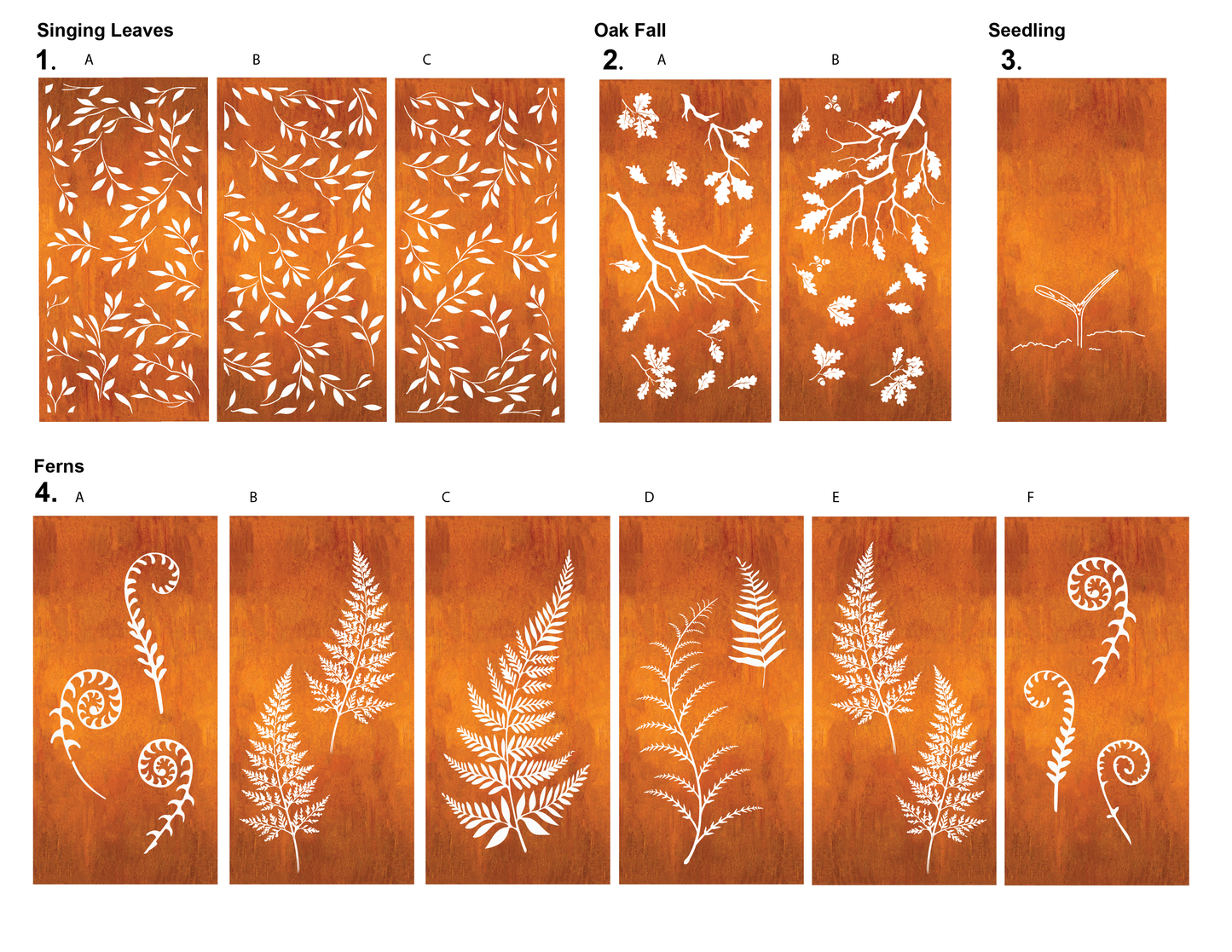 Outdoor Metal Panels (60” & 72”) – Heavy-Duty Steel for Patio, Fence & Backyard