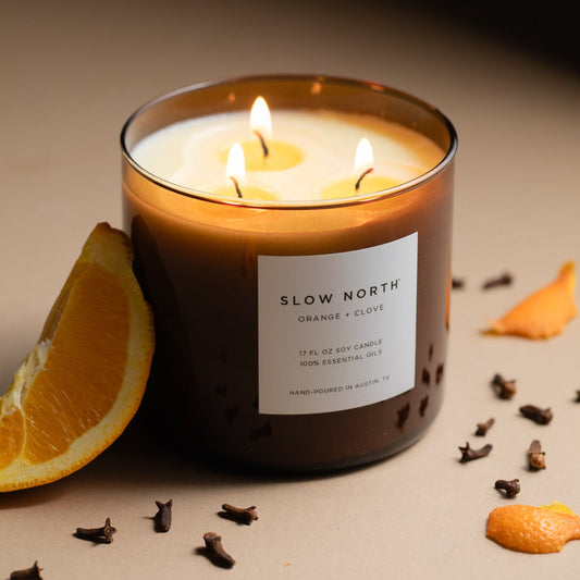 Orange + Clove - Signature 3-Wick Candle