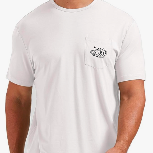 'play it as it lies' pocket tee