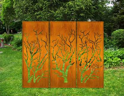 Outdoor Metal Panels (60” & 72”) – Heavy-Duty Steel for Patio, Fence & Backyard Privacy