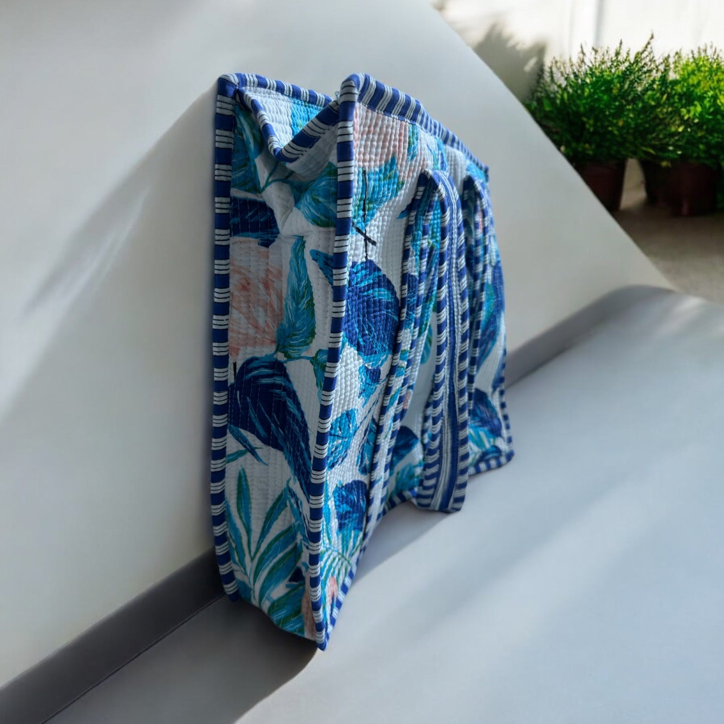 Soléa Cotton Azulado Tote
