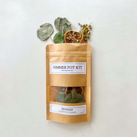 REFRESH - Eucalyptus, Lemon & Chamomile Simmer Pot Kit