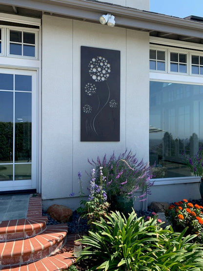 Outdoor Metal Privacy Screen Panel (60” & 72”) – Heavy-Duty Steel for Patio & Fence