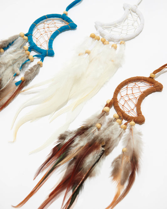 Dream Catcher - Crescent Moon Dream Catcher Decor