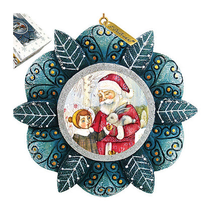A Friends Sculpted Hand-Painted Christmas Ornament by G. DeBrekht - Wildlife Holiday Decor - 6102184
