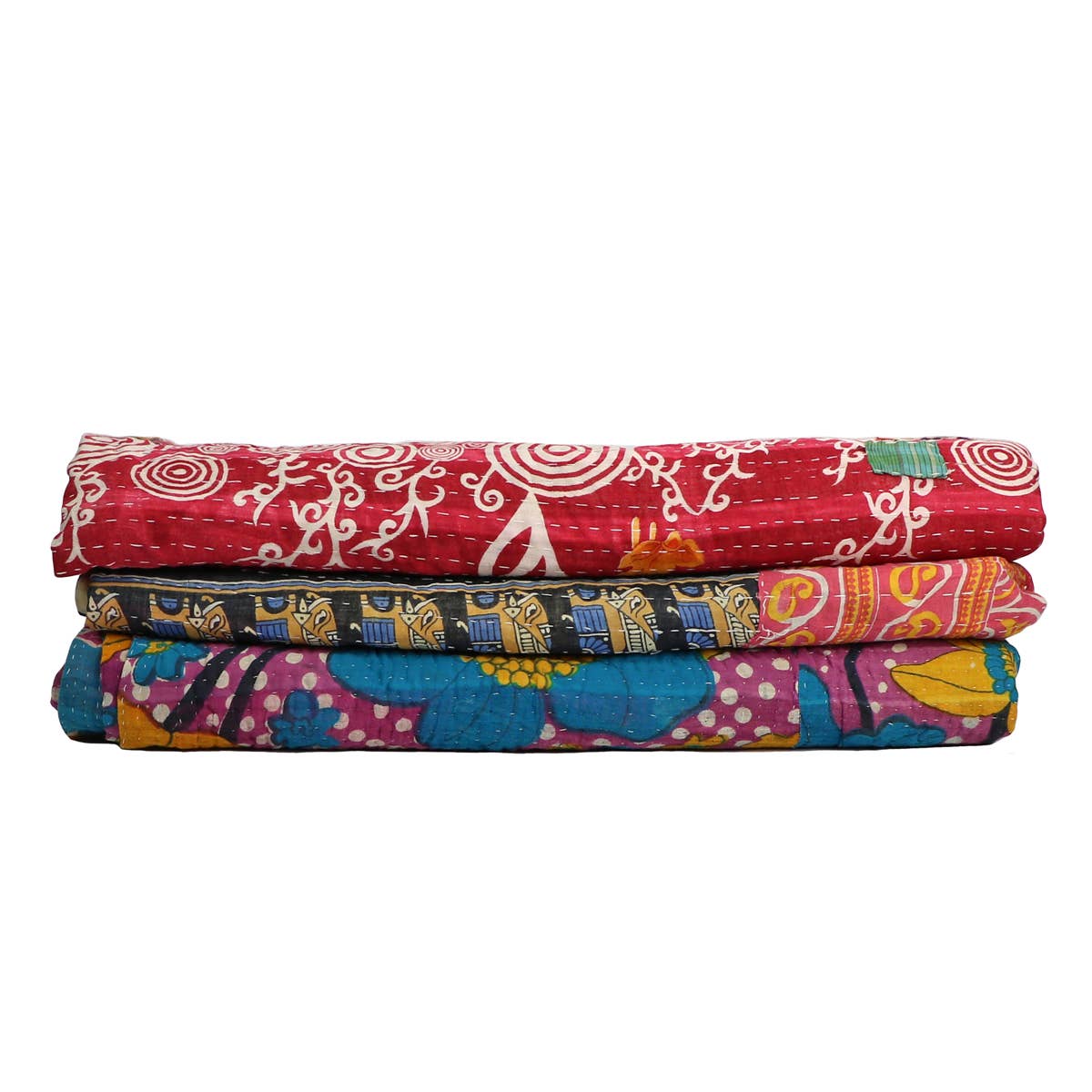 Authentic Vintage Kantha Quilts & Blankets Ethically Sourced