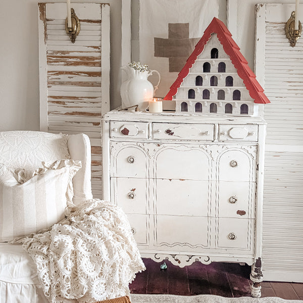 Red Roof Multi Tiered Functional Birdhouse