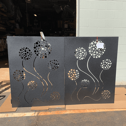 Outdoor Metal Privacy Screen Panel (60” & 72”) – Heavy-Duty Steel for Patio & Fence
