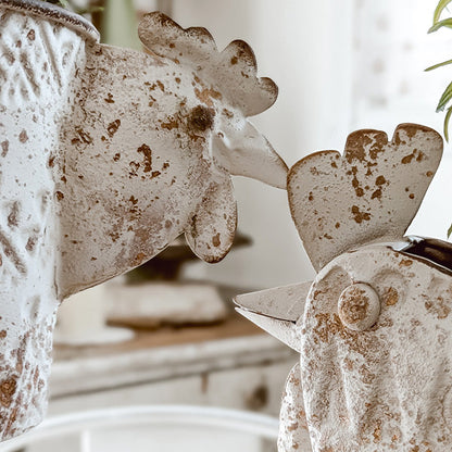 Indoor/Outdoor Distressed Hen Planter, Choose Your Style