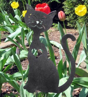 Cat Garden Art or Cat Wall Art