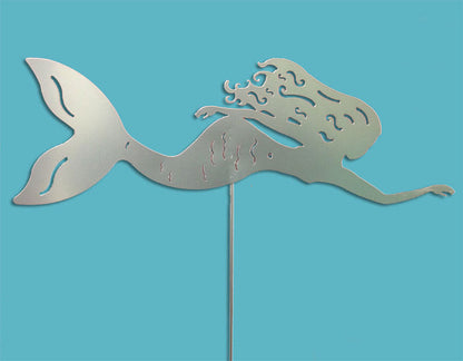 Mermaid Garden Statue or Wall Art