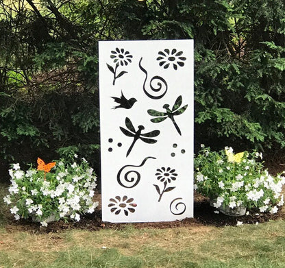 Privacy Screen Panels or Large Metal Wall Decor (46" Inch)