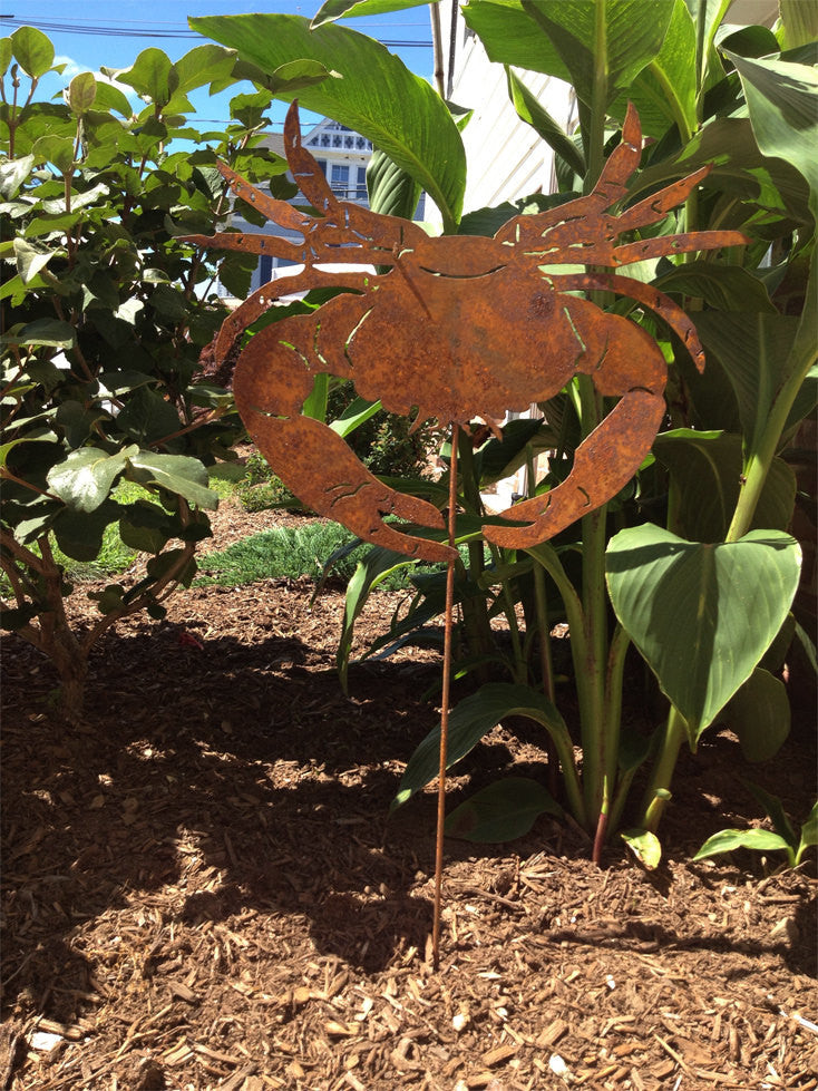 Crab Garden Stake or Wall Hanging / Garden Art