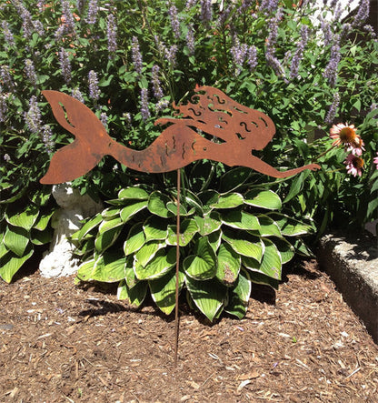 Mermaid Garden Statue or Wall Art
