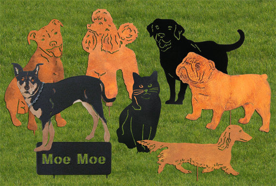 Cat Garden Art or Cat Wall Art