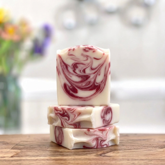 5 oz Peppermint Swirl Soap