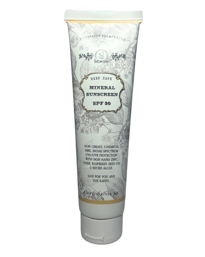 Reef Safe Vegan Mineral Face and Body Sunscreen with Tremella Mushroom