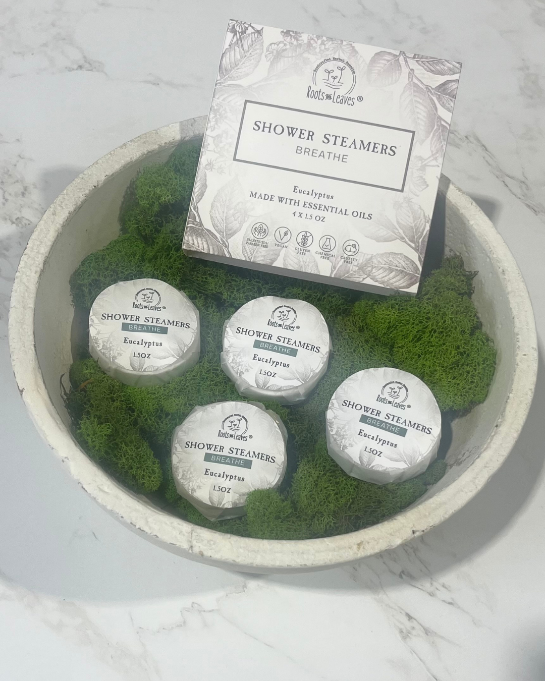 Breathe - Eucalyptus Shower Steamer & Bath Bomb