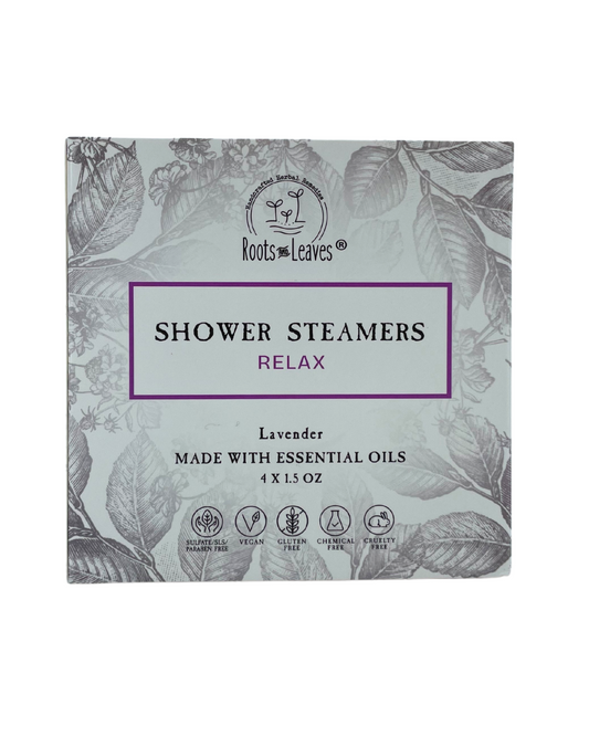 Relax - Lavender Shower Steamer & Bath Bomb