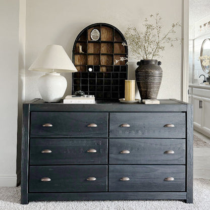 Arched Cubby Wood Wall Shelf