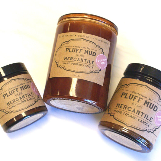 "Pecan Pie" Hand Poured Soy Candle - Pluff Mud Mercantile