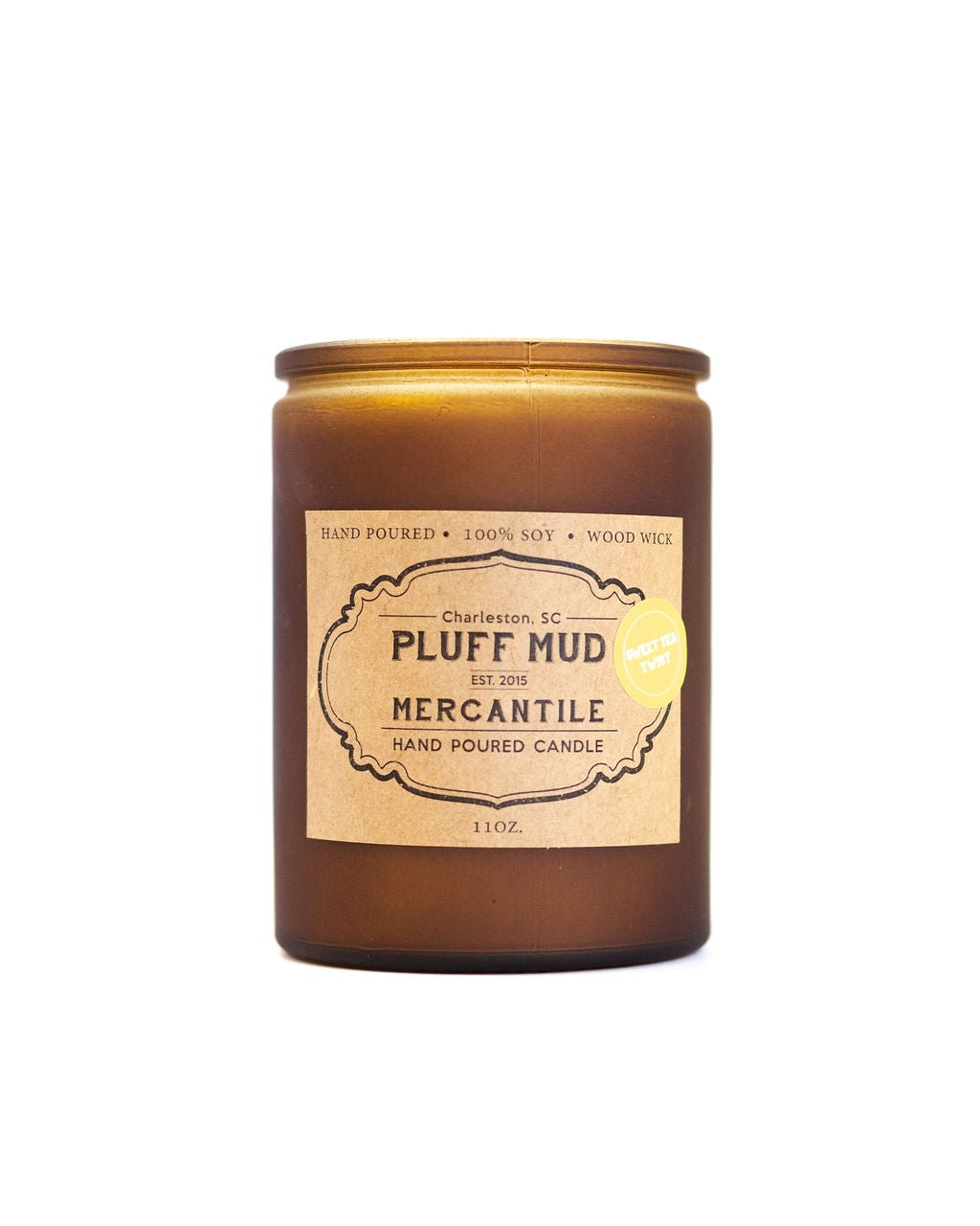 "Sweet Tea Twist" Hand Poured Soy Candle - Pluff Mud Mercantile